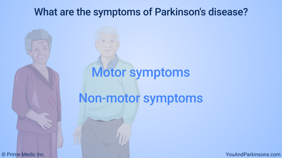 What are the symptoms of Parkinson's disease?